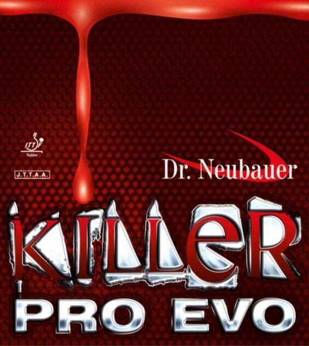 Dr. Neubauer KILLER PRO EVO, 1.3 Красный. Накладка для ракетки настольного тенниса.