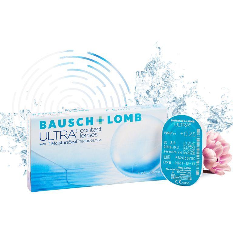 Контактные линзы BAUSCH+LOMB Ultra (3 линзы) R 8.5 SPH -4.25