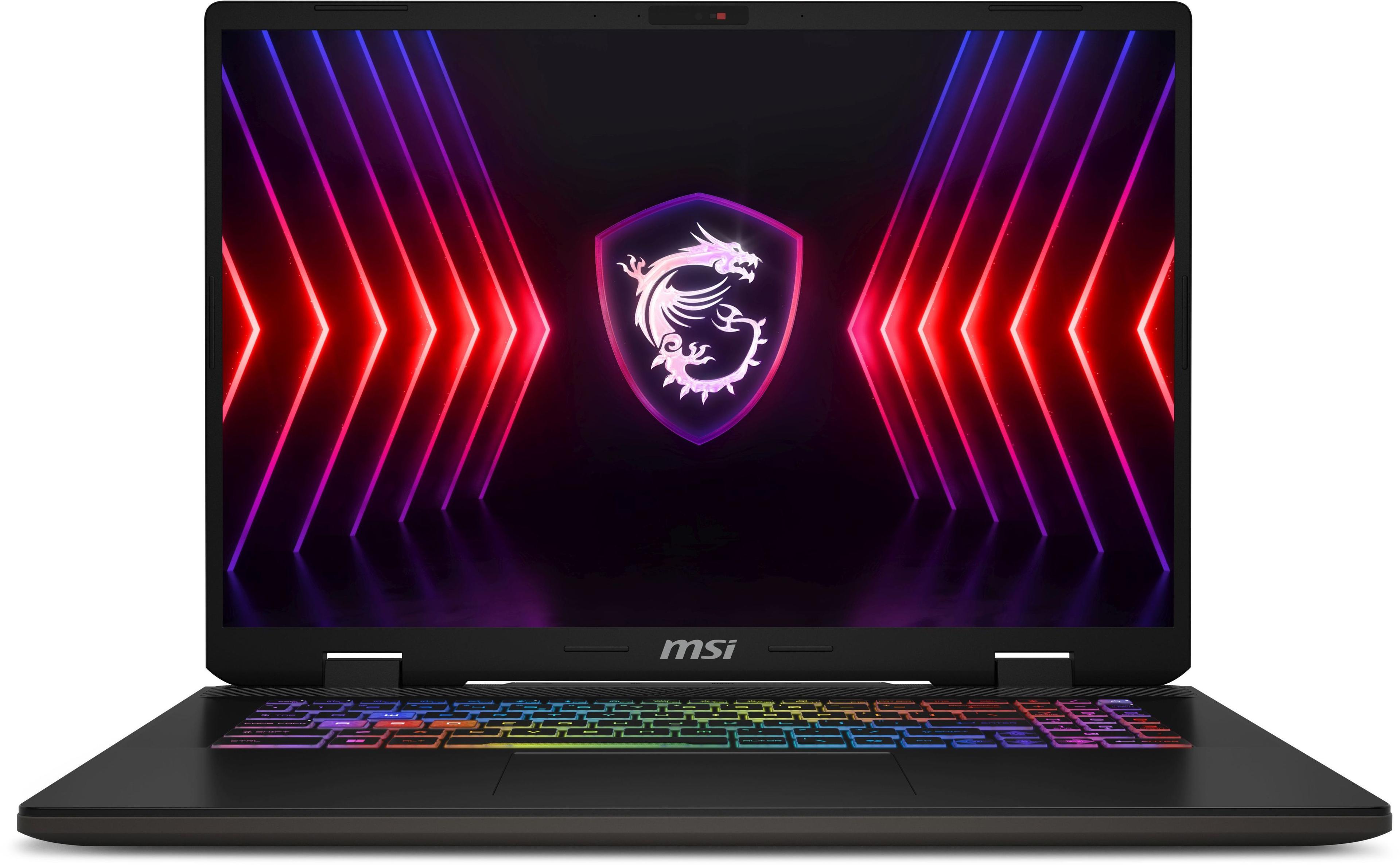 MSI 17 HX B13VFKG-221XRU Игровой ноутбук 17", Intel Core i7-13700HX, RAM 32 ГБ, NVIDIA GeForce RTX 4060 для ноутбуков (8 Гб), Без системы, (9S7-17T214-221), серый, Русская раскладка