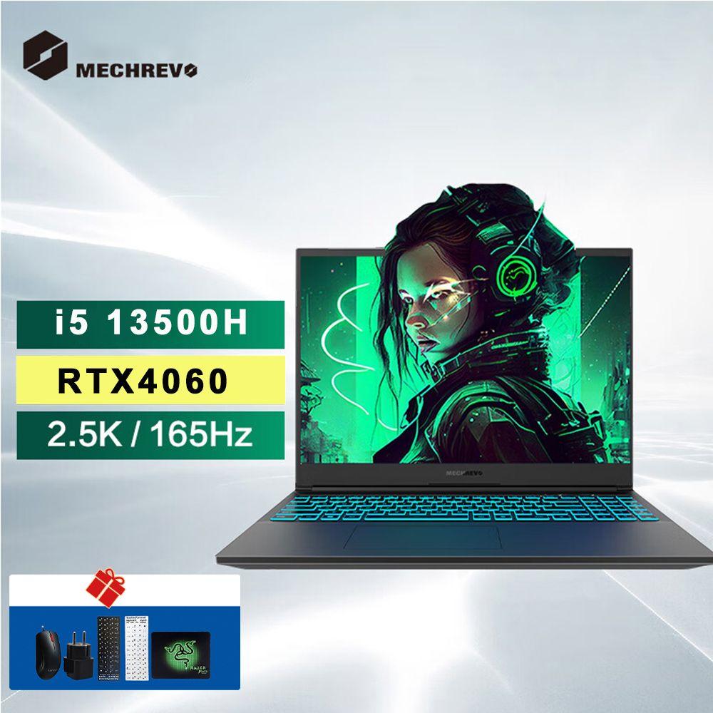 MECHREVO Kuang shi G16 Игровой ноутбук 16", Intel Core i5-13500H, RAM 16 ГБ, SSD 1024 ГБ, NVIDIA GeForce RTX 4060 (8 Гб), Windows Pro, серый, Английская раскладка