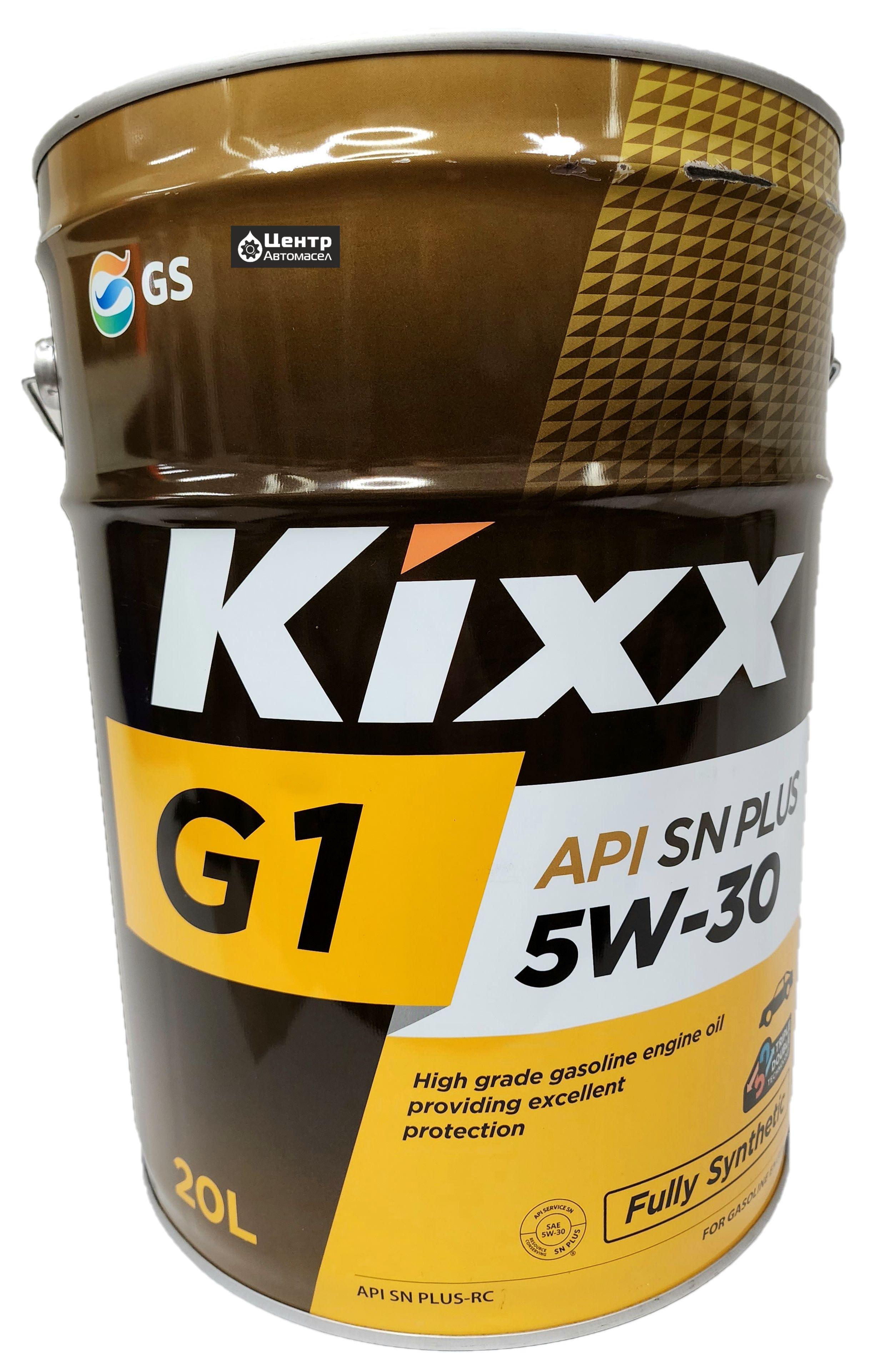 Kixx G1 SN PLUS 5W-30 Масло моторное, Синтетическое, 20 л