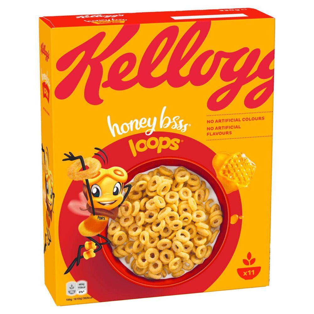 Готовый завтрак Kellogg's колечки медовые 330г, Франция