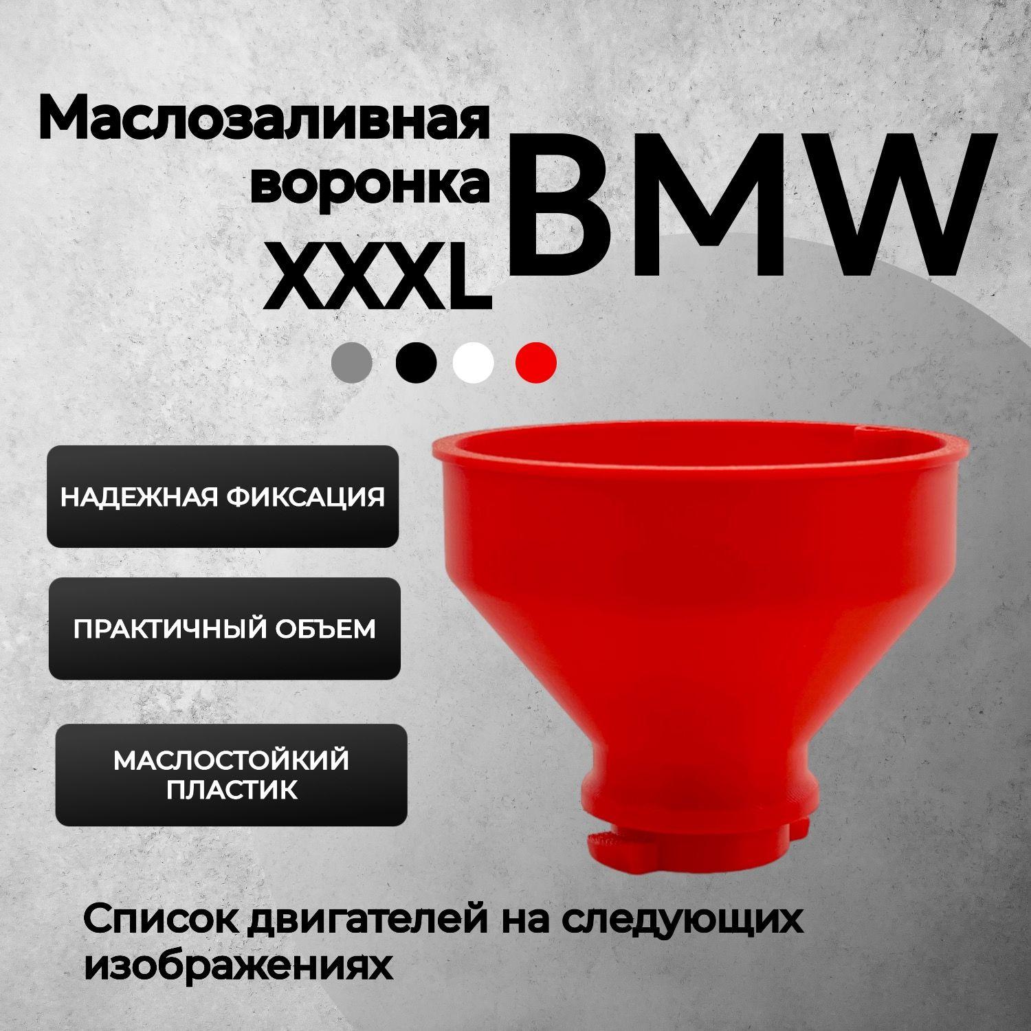 Воронка для масла BMW / Воронка для заливки масла в двигатель BMW под зацепы типа "усики"