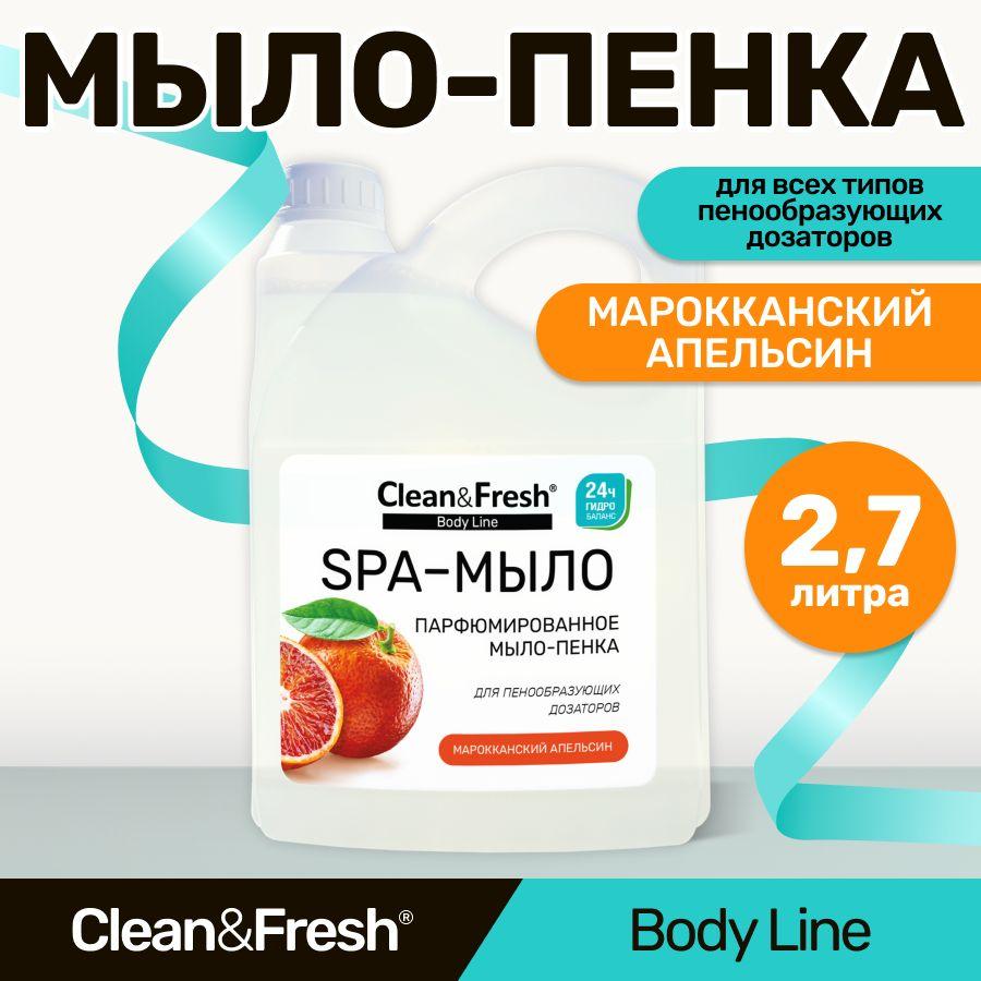 Жидкое мыло-пенка для рук для дозатора "Clean&Fresh" 2,7 л.