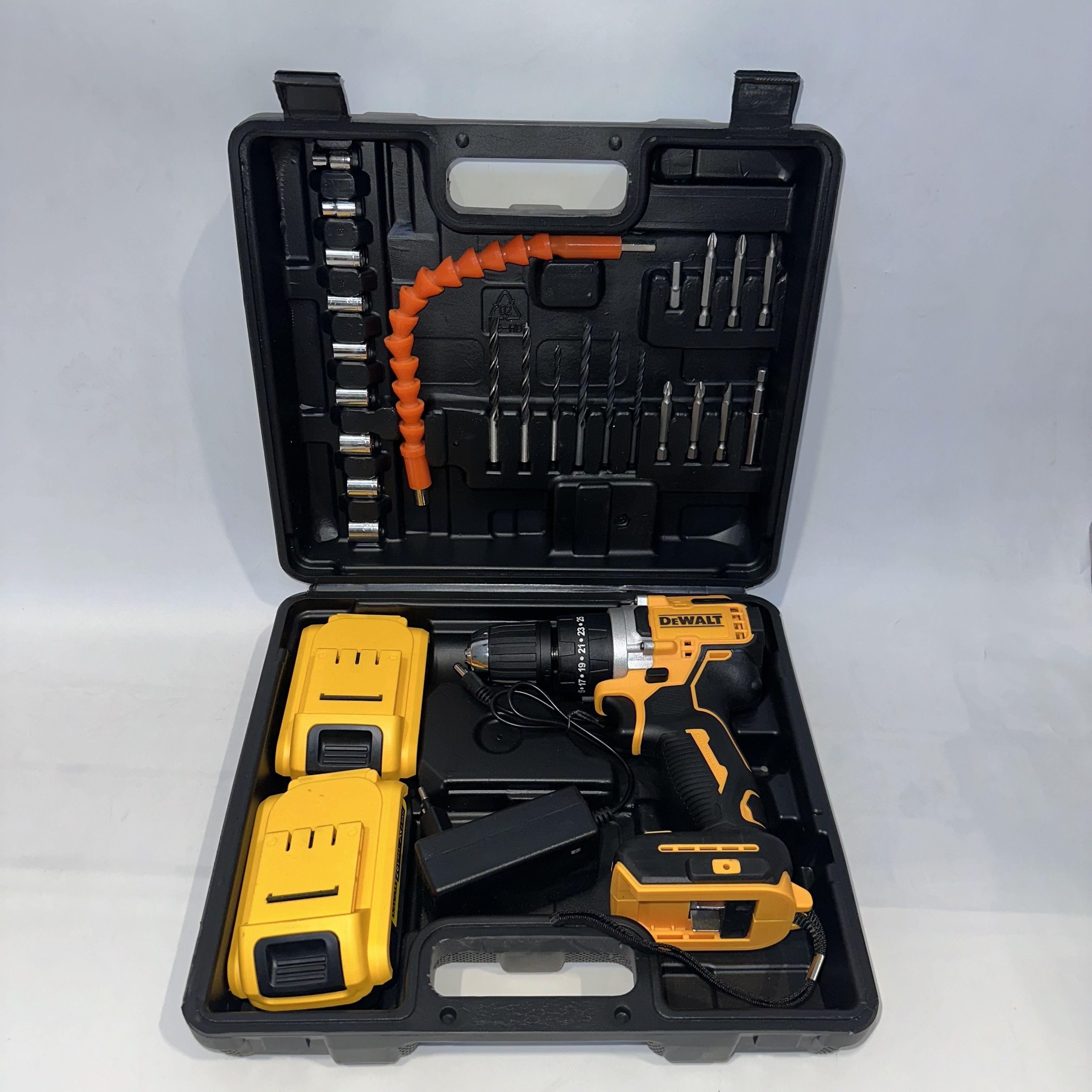 Шуруповерт аккумуляторный / 2 АКБ / шуруповерт DeWalt 24v