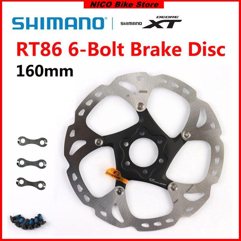 Тормозной диск Shimano SM-RT86, 160мм, крепление 6 болтов, нержавеющая сталь, без коробки