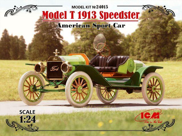 24015 ICM Американский спортивный автомибиль Ford Model T Speedster 1/24