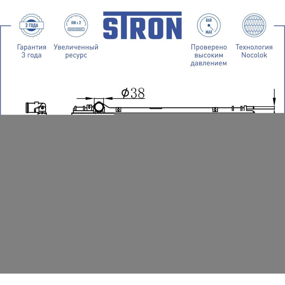 Радиатор двигателя STRON STR0062 Lexus LS 400 II STRON STR0062