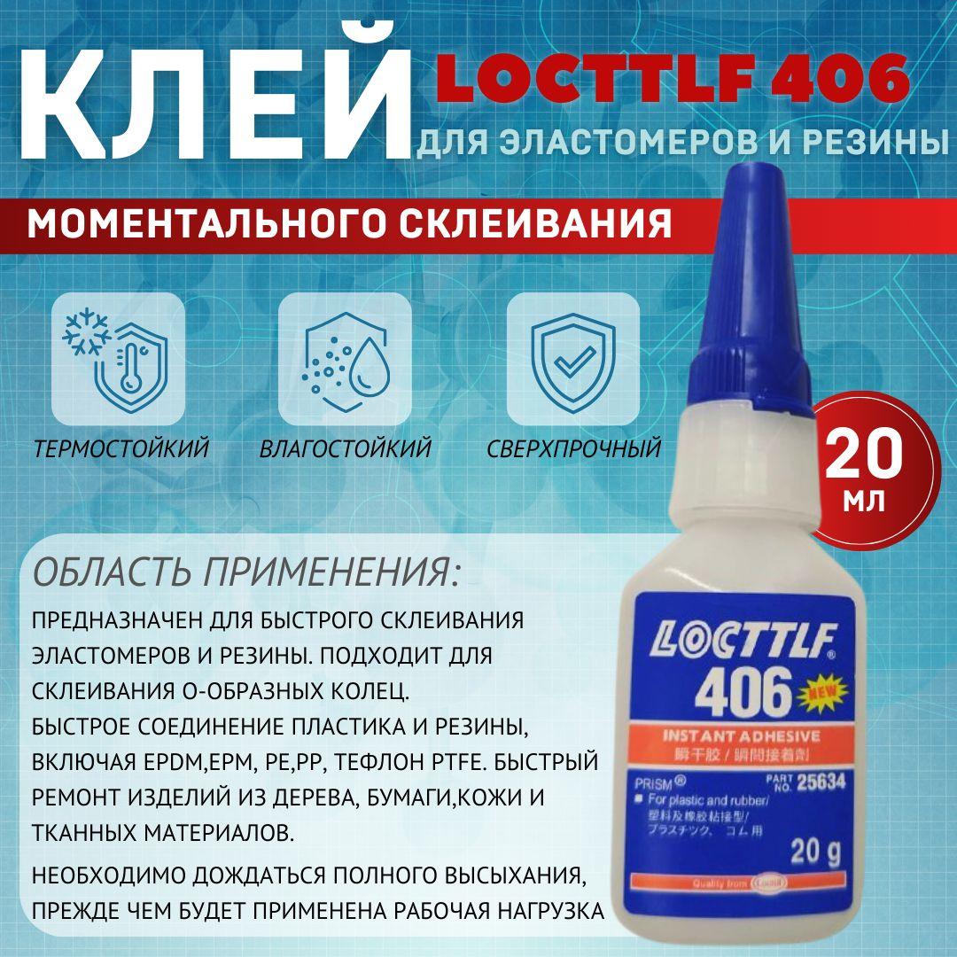 LOCTTLF Клей автомобильный Готовый раствор, 406 мл, 1 шт.