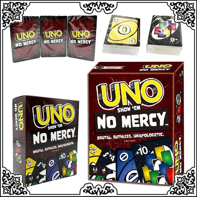 Настольная карточная игра UNO "NO MERCY" , Новая версия игры для всей семьи