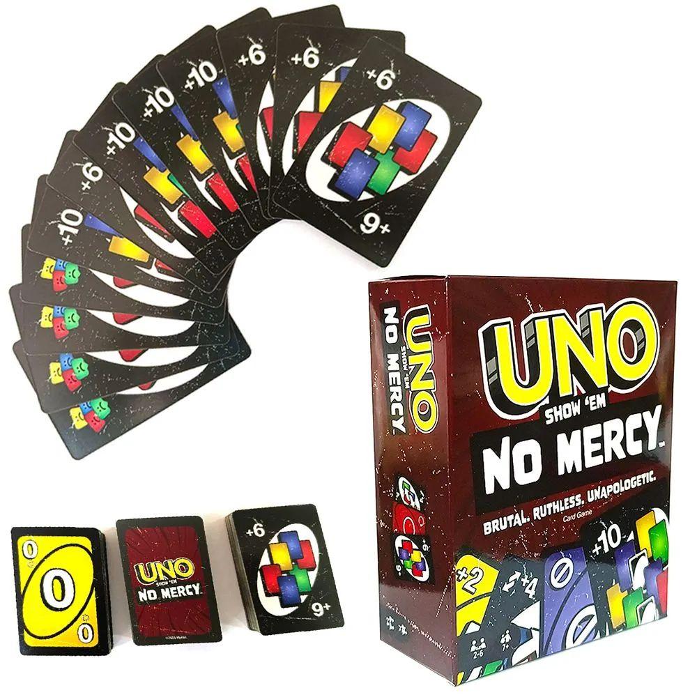 UNO no mercy Карточная игра;настольная игра для веселой вечеринки