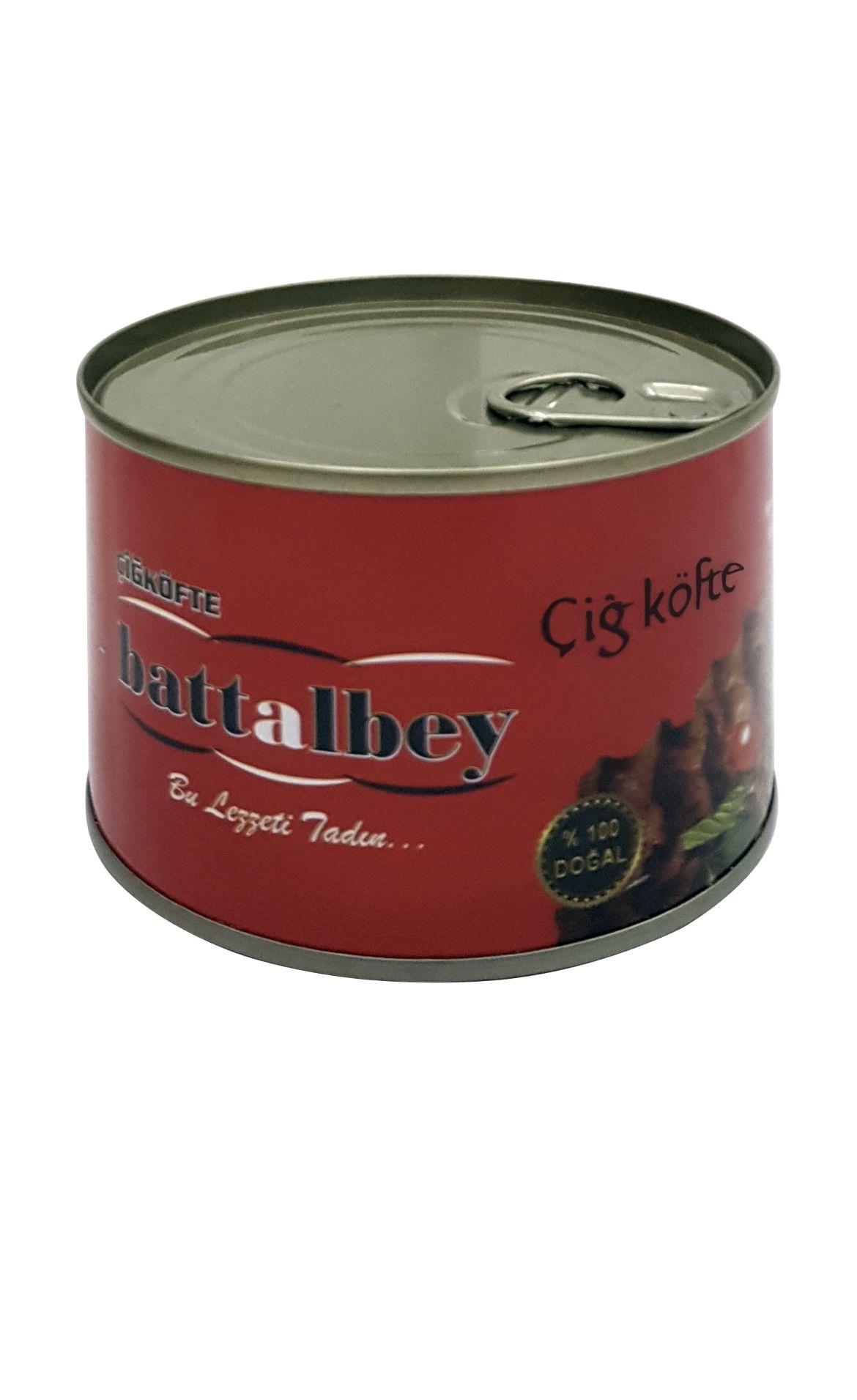 Вегетарианский Чиг Kёфте приготовленный (консервированный), "Battalbey", Vegeterien Cig Kofte, 410гр. Турция