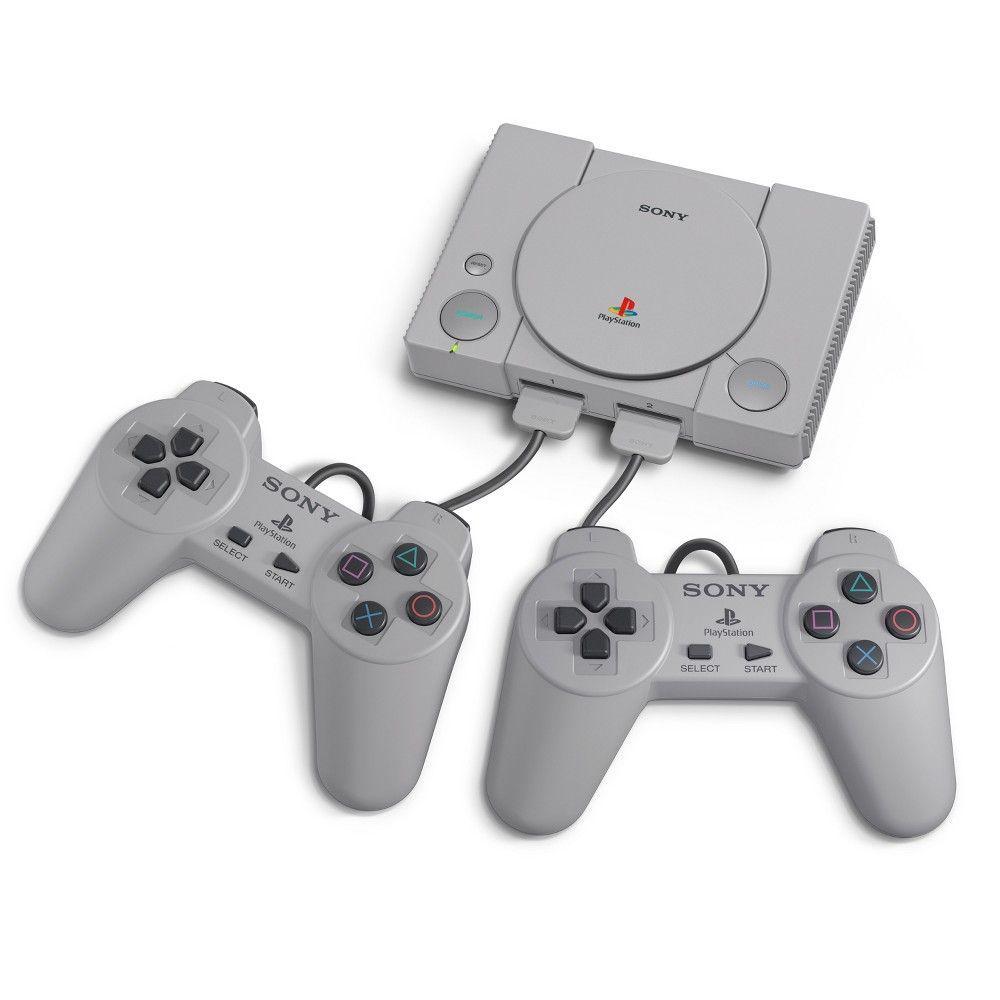 Игровая приставка Sony PlayStation Classic + 20 игр (SCPH-1000R),(серый)