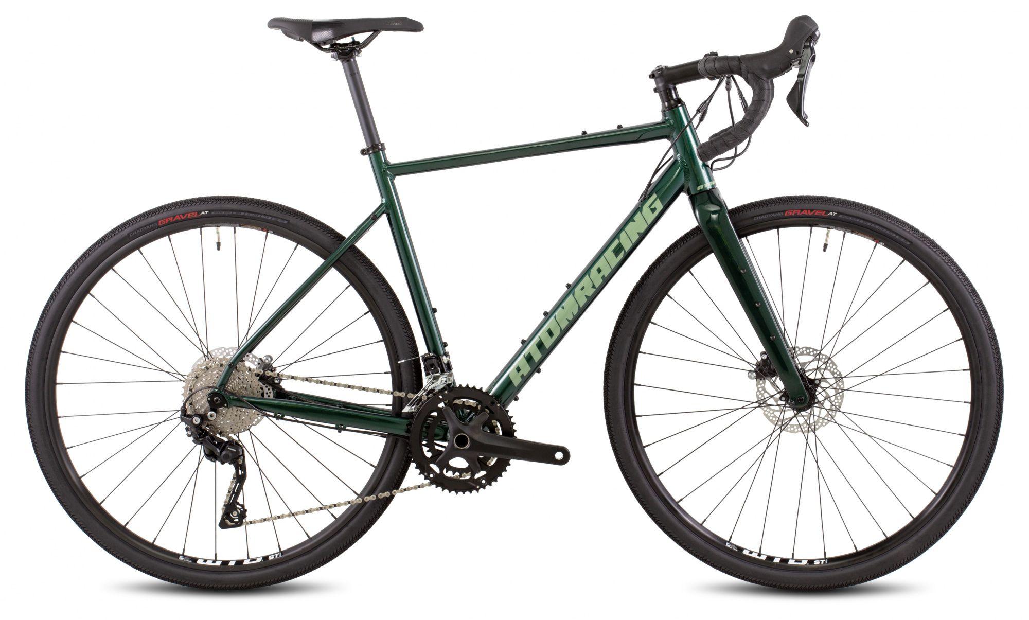 Велосипед Gravel ATOM 2024 Tundra Pro 700C TransparentGreen рама: L (56см)