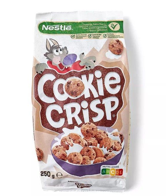 Завтрак готовый Cookie Crisp Печенье с шоколадными каплями, Nestle, 250 г, Польша