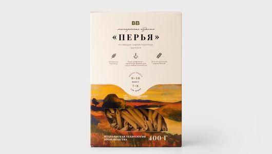 Макаронные изделия "Перья" группа А, 400 гр, 6 шт