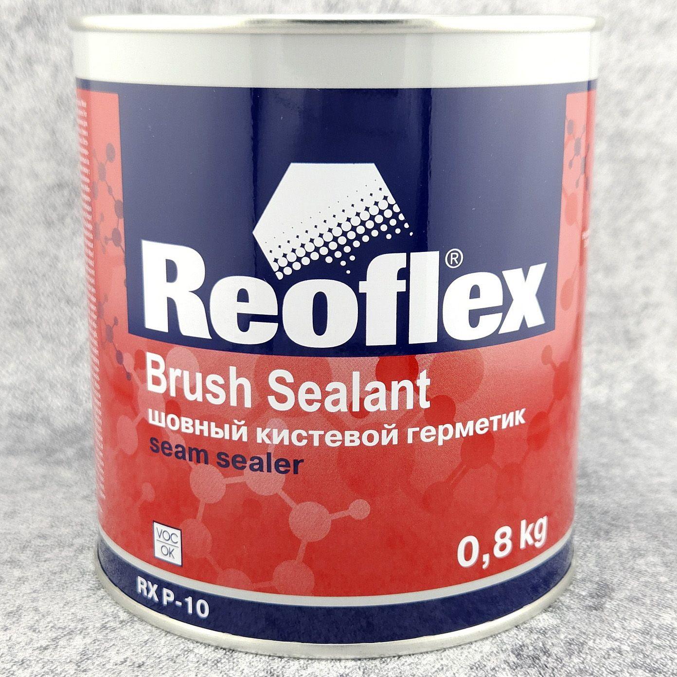 Герметик кузовной, шовный REOFLEX Brush Sealant серый под кисть, банка 0,8 кг., RX P-10