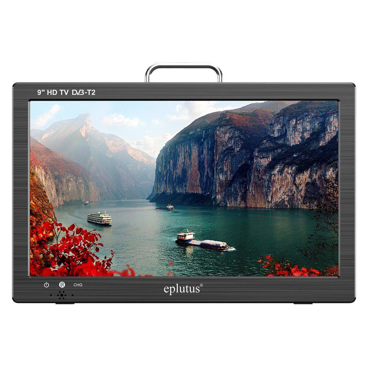 Eplutus Портативный телевизор 9" HD, черный