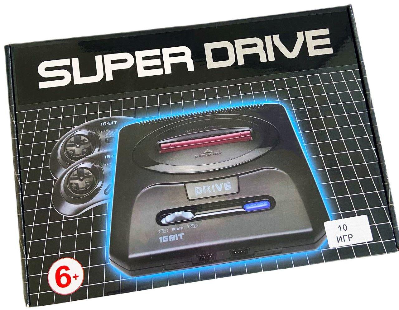 Игровая приставка 16bit Super Drive Classic (10 в 1)