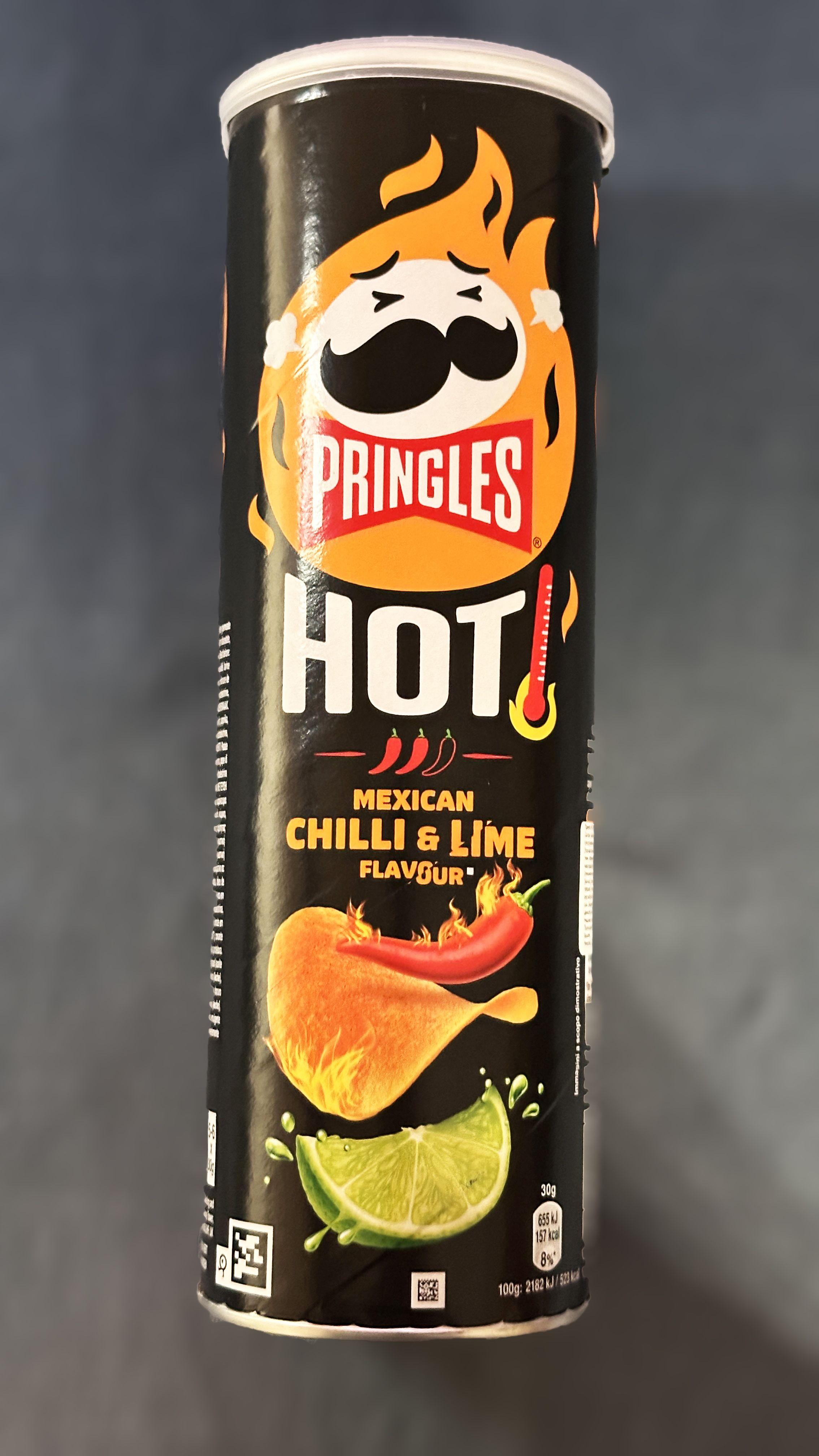 Чипсы Pringles HOT Mexican Чили и Лайм 160гр