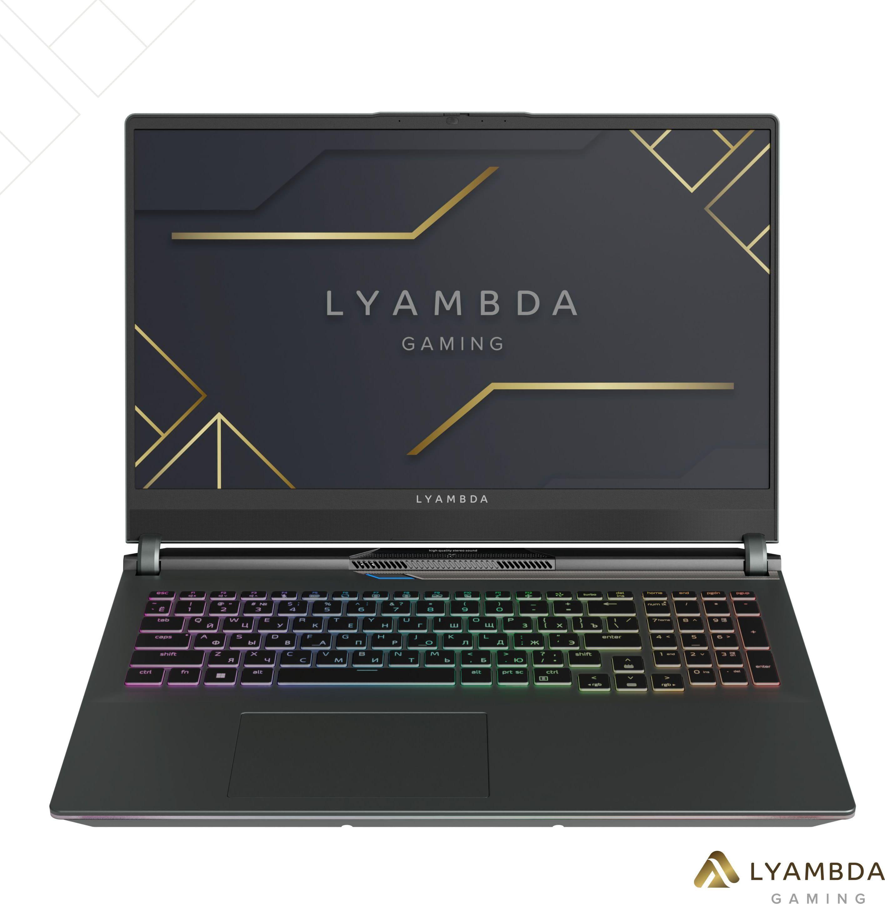 LYAMBDA LLT161 Игровой ноутбук 16.1", AMD Ryzen 5 6600H, RAM 8 ГБ, SSD 512 ГБ, AMD Radeon RX 6650M (8 Гб), Windows Pro, (LLT161M01UWLR_SG), темно-серый, Русская раскладка