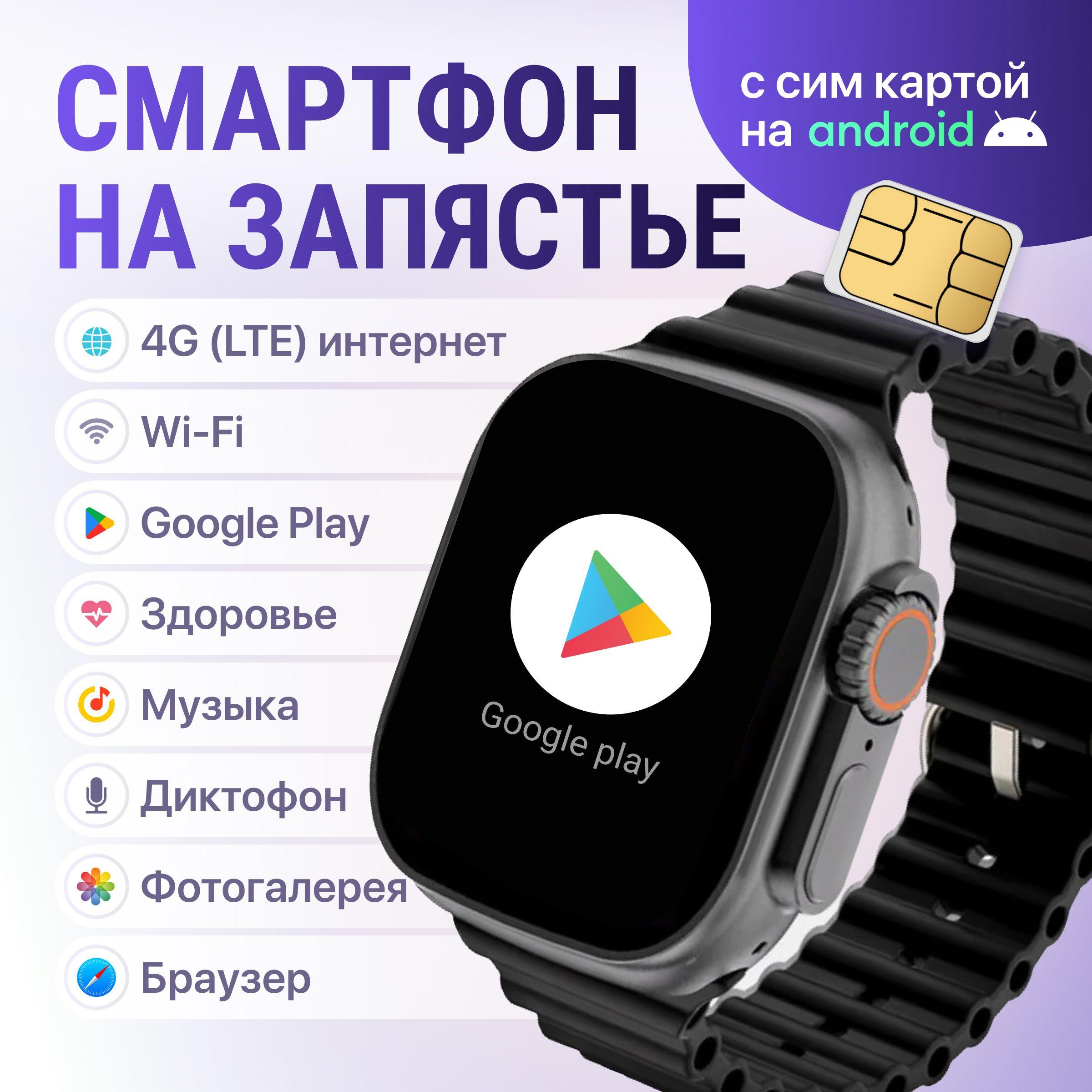 NYL1 Smart | Смарт часы c WiFi и сим картой X9 Call на Android