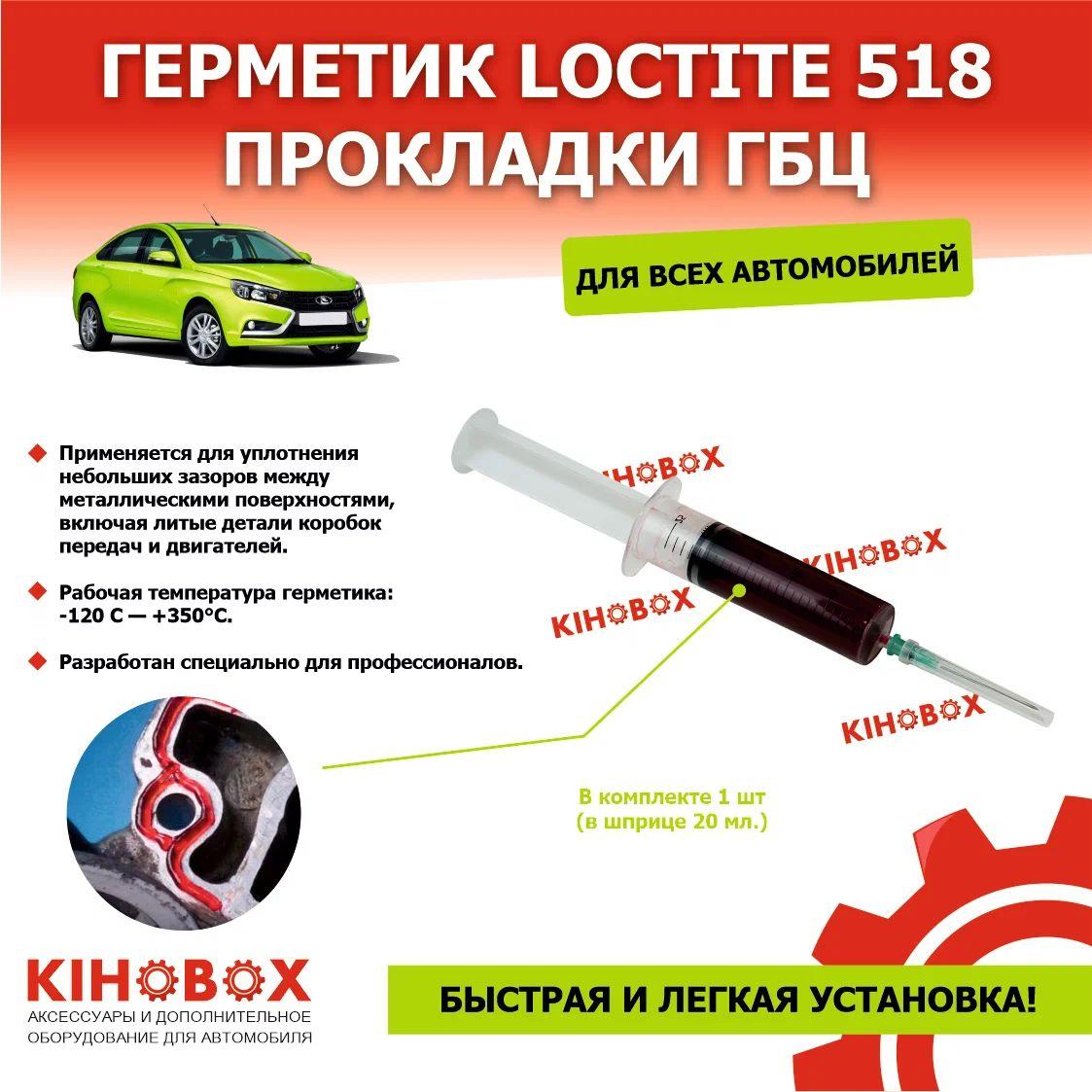 Герметик Loctite 518 прокладки ГБЦ