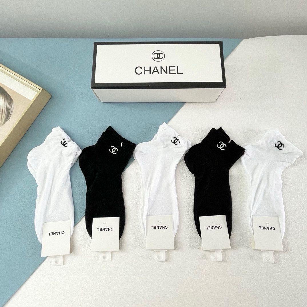 Комплект носков Chanel, 5 пар