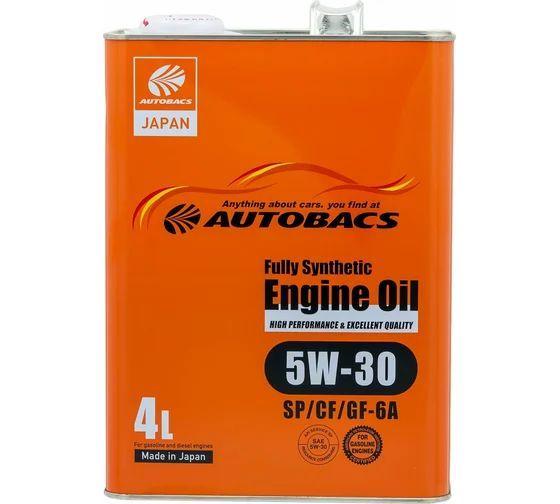 Autobacs 5W-30 Масло моторное, Синтетическое, 4 л