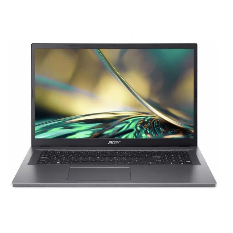 Acer Aspire 3 A317-55P-C454 Ноутбук 17.3", Intel Processor N100, RAM 8 ГБ, SSD 512 ГБ, Intel UHD Graphics, Без системы, (NX.KDKCD.007), серебристый, Русская раскладка