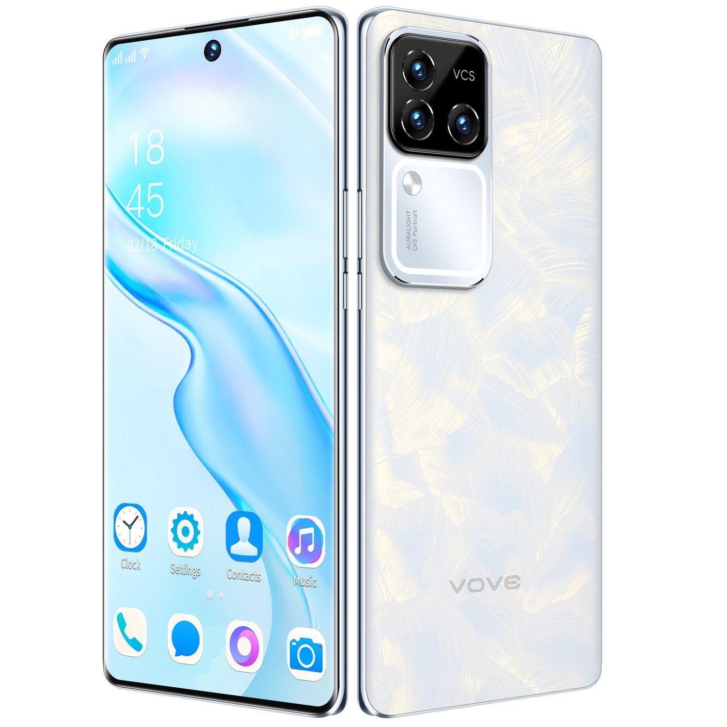 vove Смартфон смартфон s18pro 6+128GB android играть Global 6/128 ГБ, белый