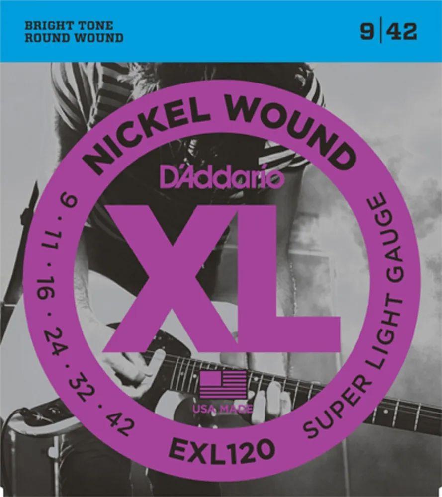 Струны для электрогитары металлические D'Addario EXL120