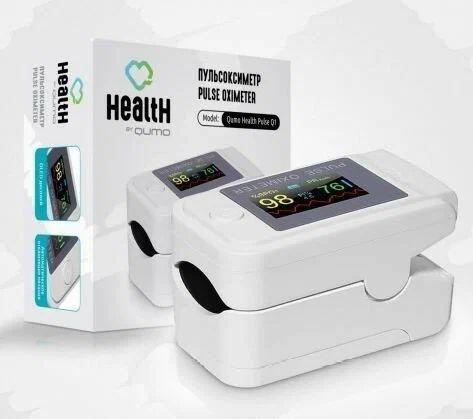 Пульсоксиметр Qumo health pulse Q1для измерения уровня кислорода в крови и пульса