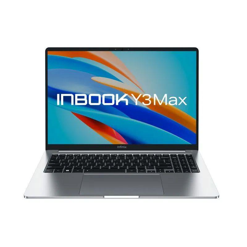 Infinix Inbook Y3 MAX YL613 Ноутбук 16", Intel Core i3-1215U, RAM 16 ГБ, SSD, Intel UHD Graphics, Windows Home, (71008301584), серебристый, Русская раскладка