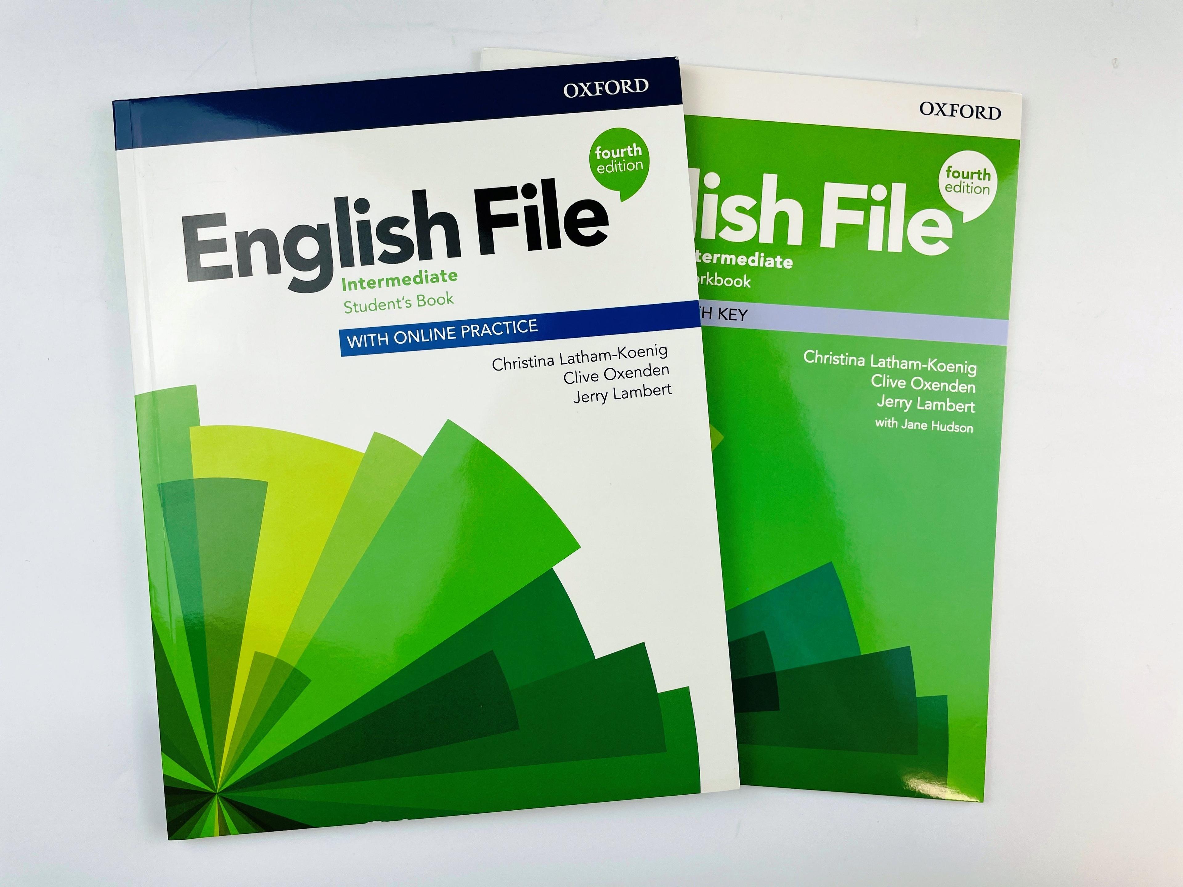 English file Intermediate (4th edition) Student's Book + Workbook +DVD | Hudson Janet