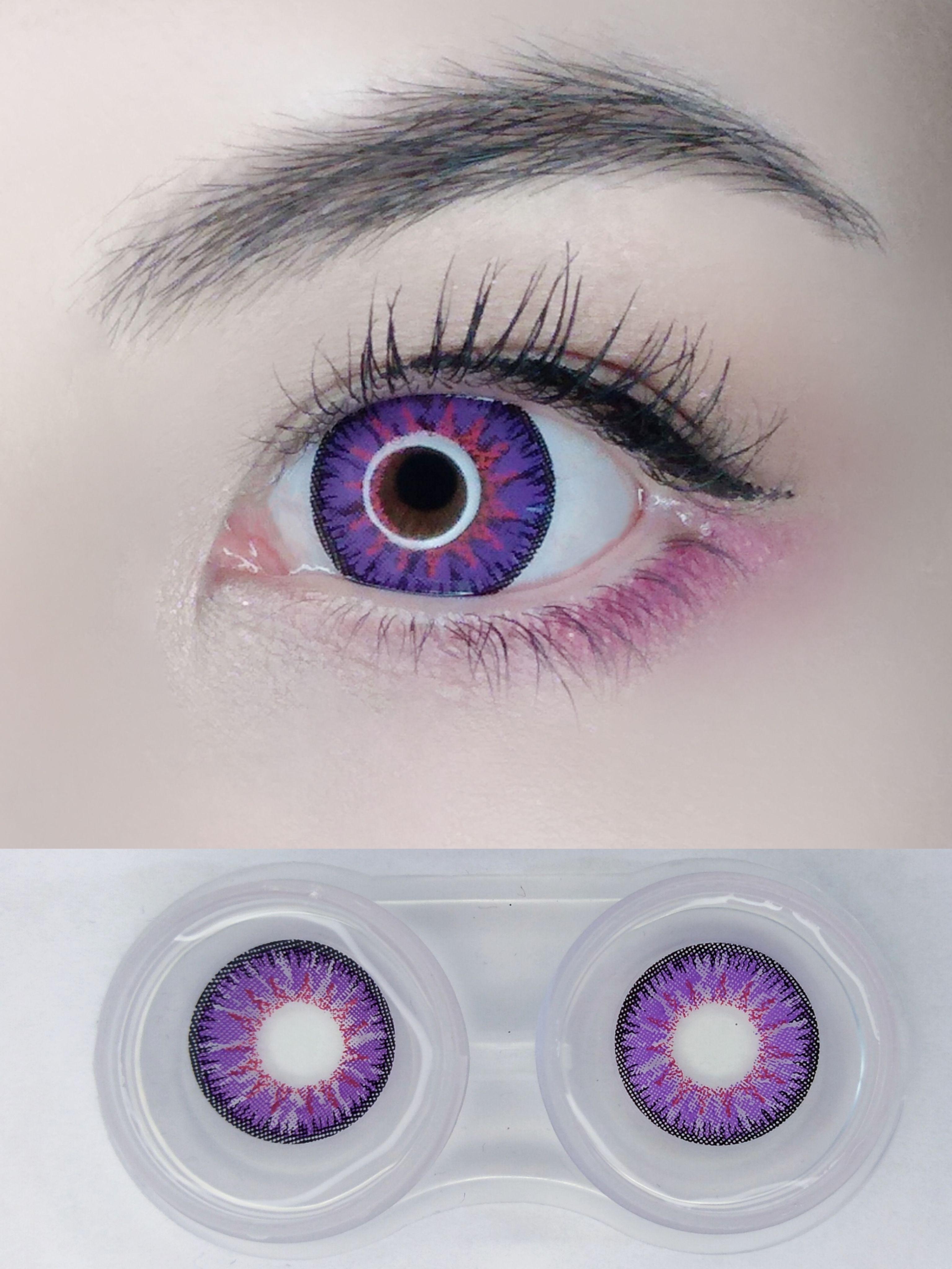 KIKKI CONTACT LENSES | Фиолетовые линзы Candy Violet -3.75