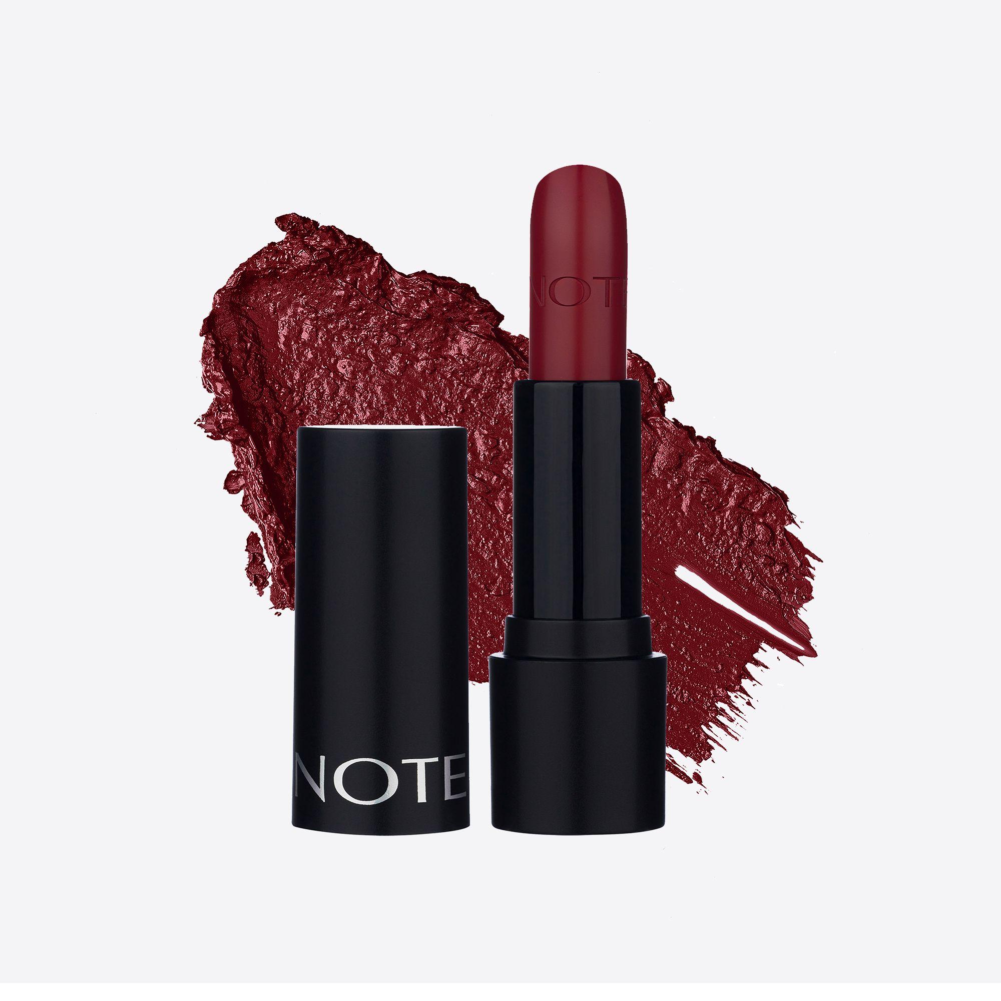 NOTE Помада для губ кремовая DEEP IMPACT LIPSTICK (15 Why Not Red)