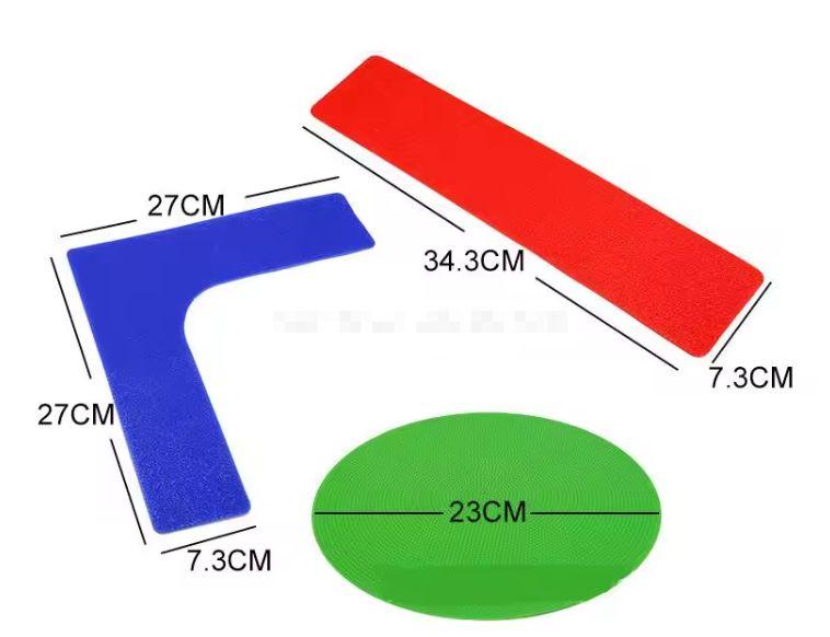 Фломастеры для тренировок по теннису, маркеры для футбола, Плоские наклейки для детской площадки