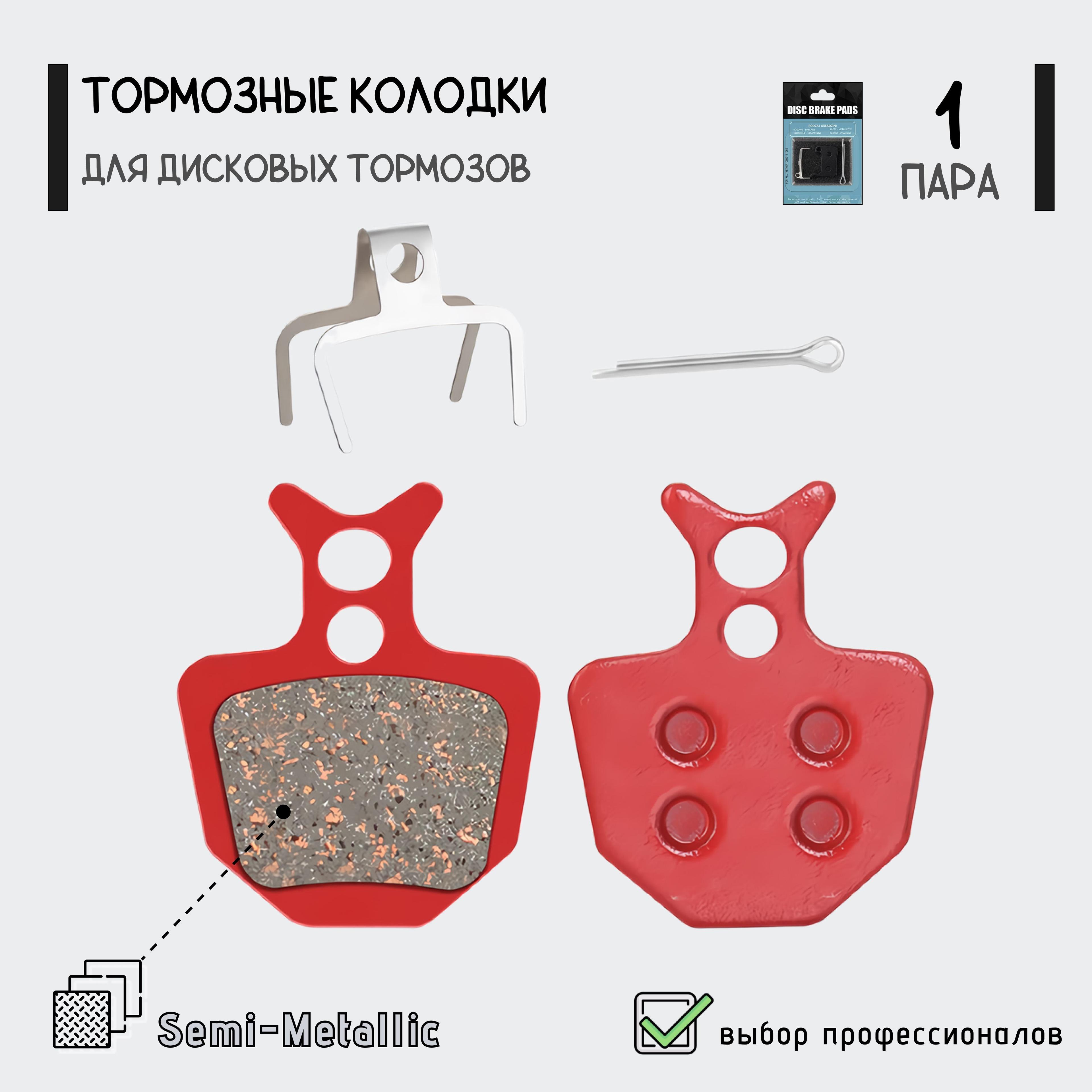 Тормозные колодки TP-05B для дисковых тормозов Formula, полуметалл, для велосипеда, самоката, 1 пара