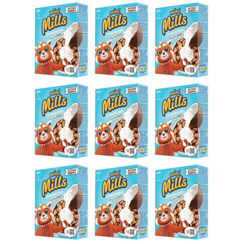 Mini Mills Подушечки с кокосовой начинкой, 200г, 9шт