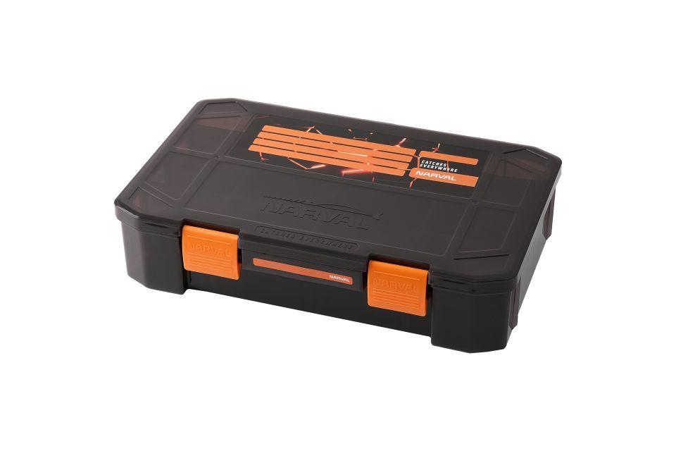 Коробка для снастей Narval Fishing Multi Case 35x23x8cm #Black & Orange