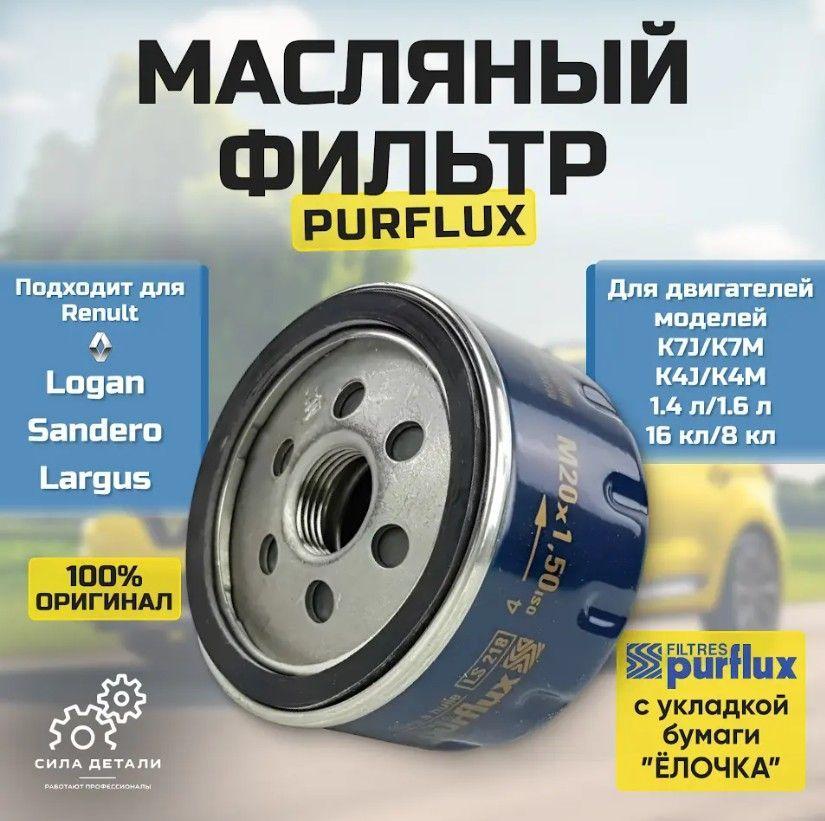 Фильтр масляный Renault оригинал 7700274177 на Рено Логан / Сандеро / Меган / Дастер / Сценик / Кангу , Лада Ларгус , Ниссан Альмера G15