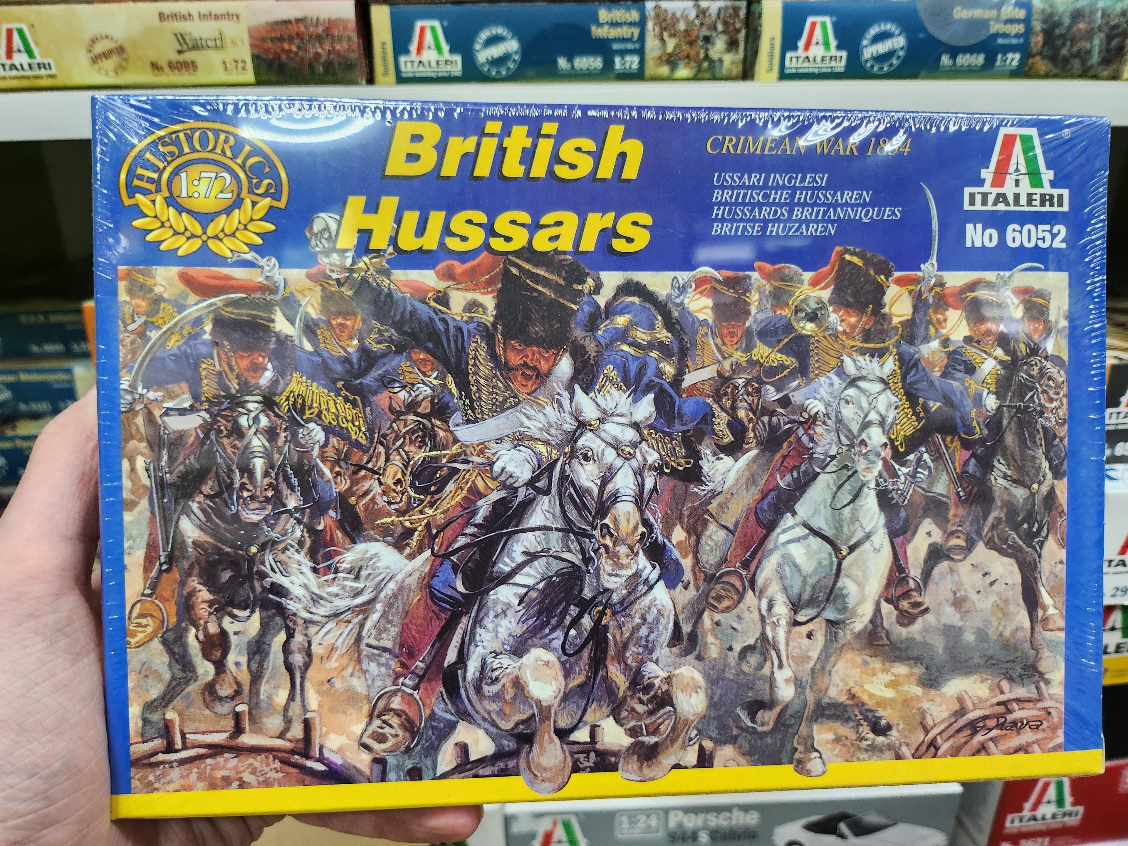 Игрушка солдаты BRITISH HUSSARS (CRIMEAN WAR) (1:72) 6052