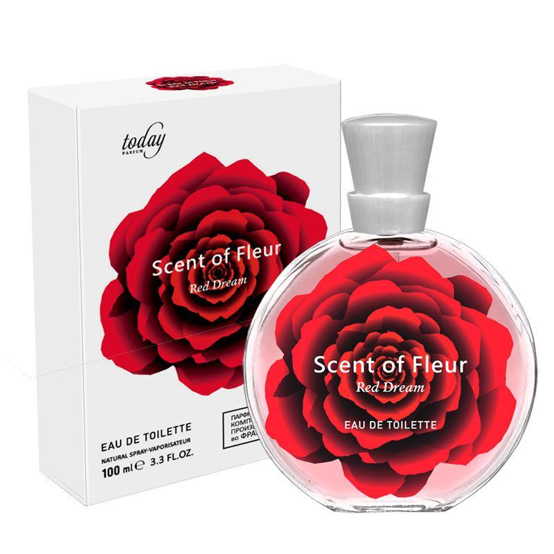 Туалетная вода женская 100 мл, Scent of Fleur Red Dream