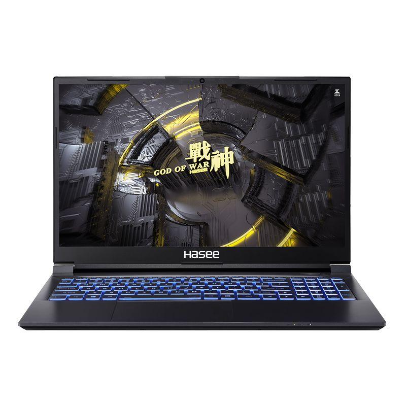 Hasee Z7D6 FHD Игровой ноутбук 15.6", Intel Core i7-12650H, RAM 16 ГБ, SSD, NVIDIA GeForce RTX 4050 для ноутбуков (6 Гб), Без системы, черный, Русская раскладка