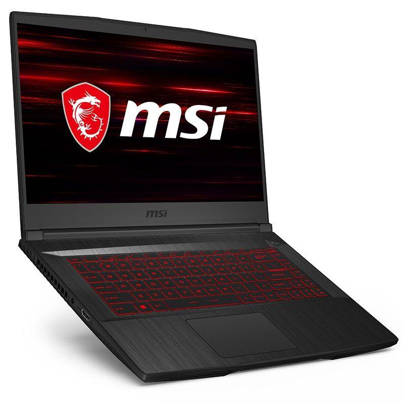 MSI GF63 Игровой ноутбук 15.6", Intel Core i5-9300H, RAM 16 ГБ, SSD, NVIDIA GeForce GTX 1650 (4 Гб), Windows Pro, черный