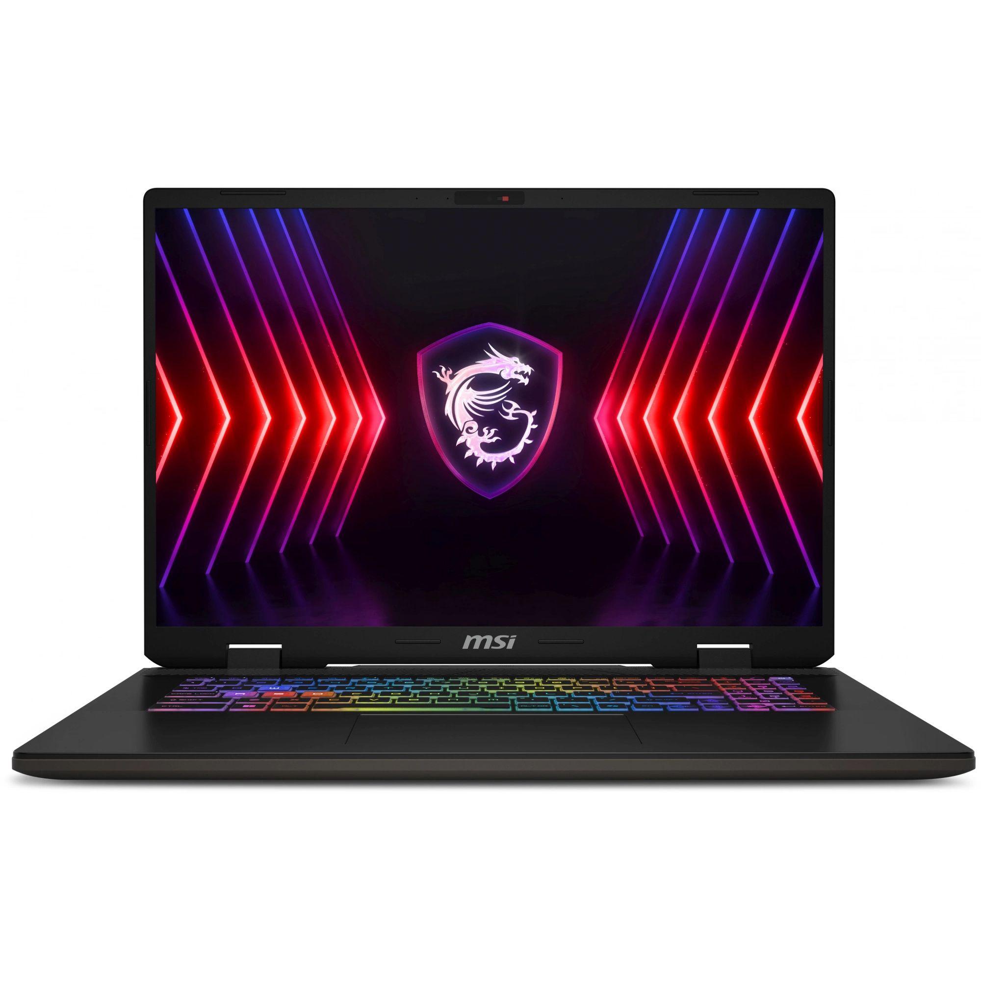 MSI Sword 17 HX B13VFKG-099XRU Игровой ноутбук 17", Intel Core i7-13700HX, RAM 16 ГБ, SSD 1024 ГБ, NVIDIA GeForce RTX 4060 для ноутбуков (8 Гб), Без системы, (9S7-17T214-099), темно-серый, черный, Русская раскладка