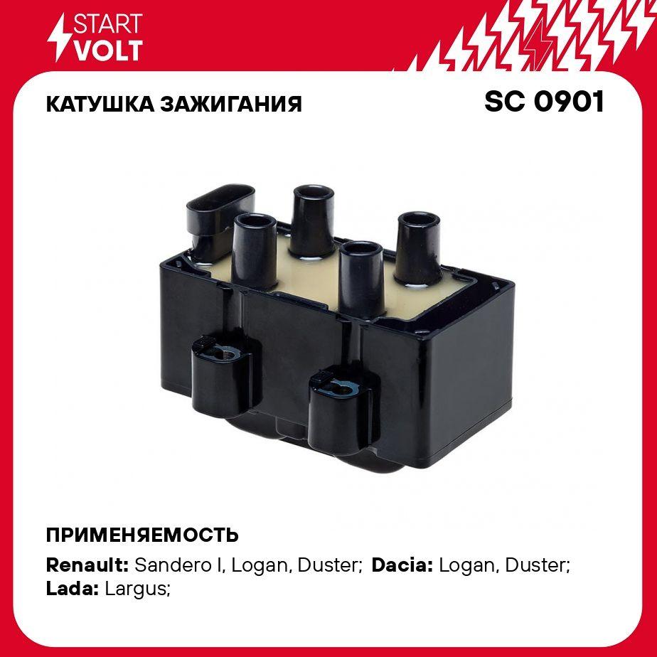 Катушка зажигания для автомобилей Dacia, Lada, Nissan, Renault STARTVOLT SC 0901