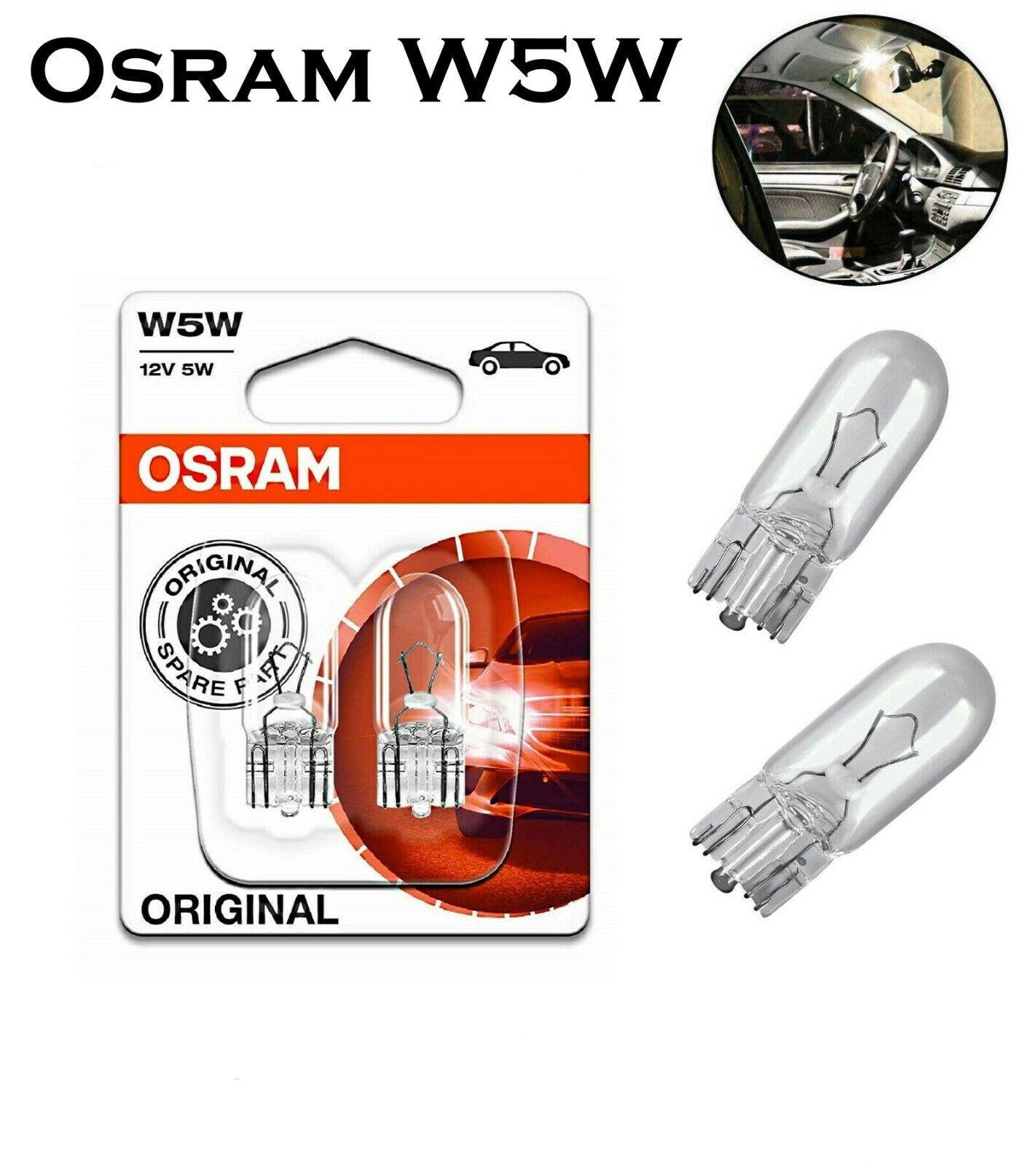 Лампа автомобильная W5W 12V OSRAM ORIGINAL 2825-02B 2шт.