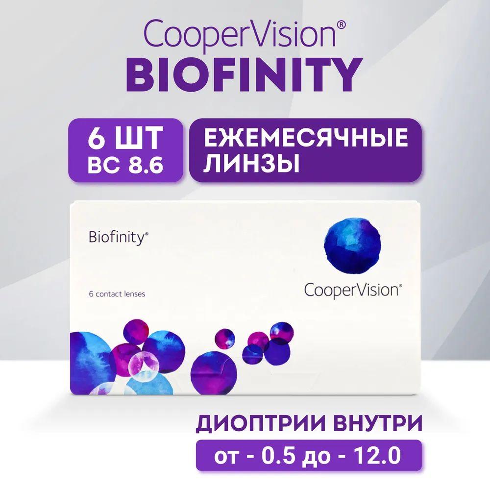 CooperVision Контактные линзы, -3.25, 8.6, 1 месяц